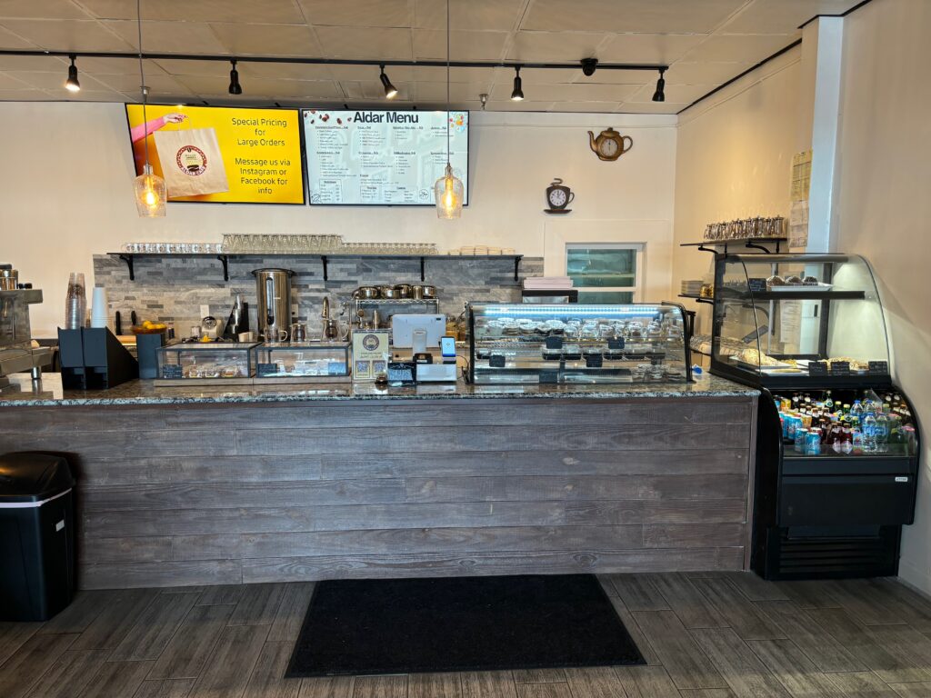 Coffee Bar Display and register