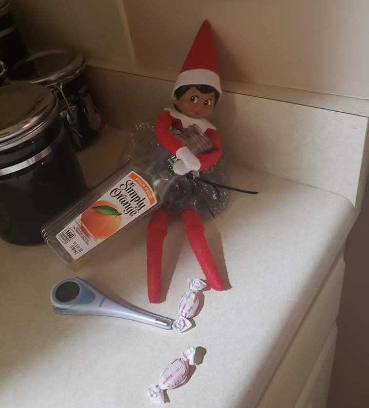 sick elf needs a rest