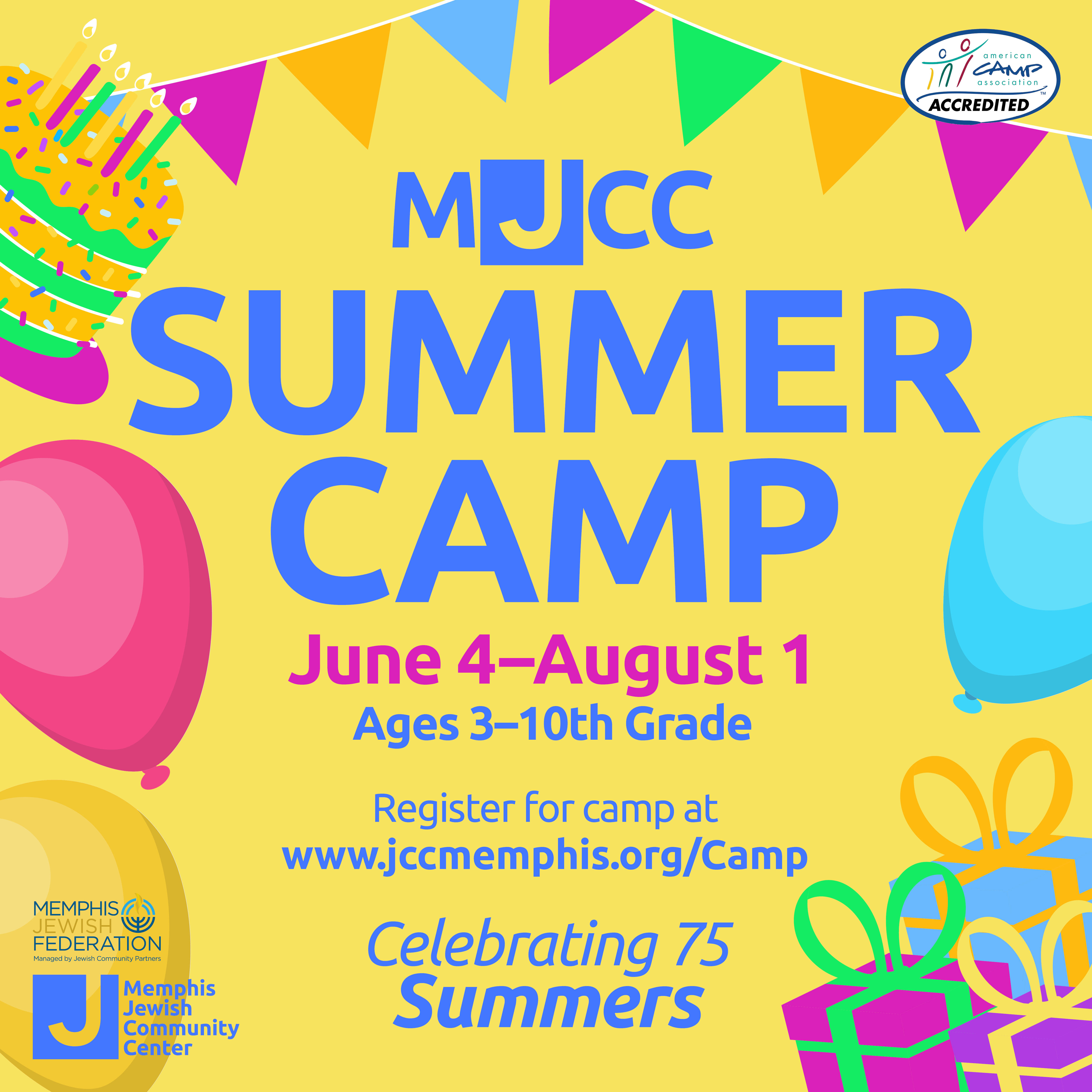 MJCC summer camp logo
