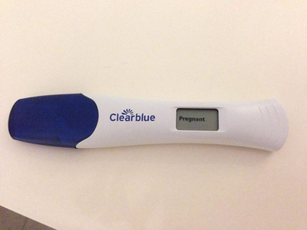 pregnancy test  before the birth