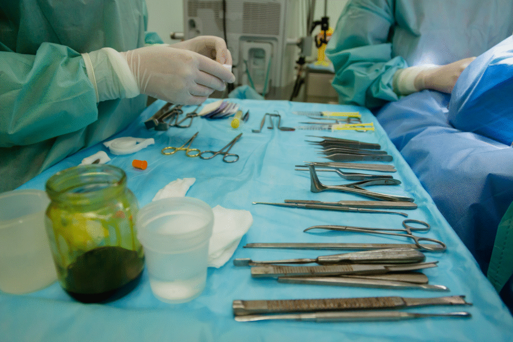 before carrying a baby and giving birth the author had to have surgery