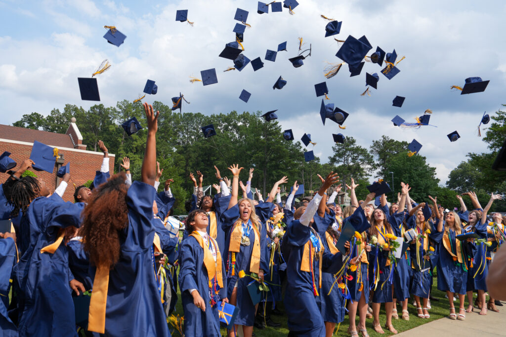 senior year cap and gown graduation