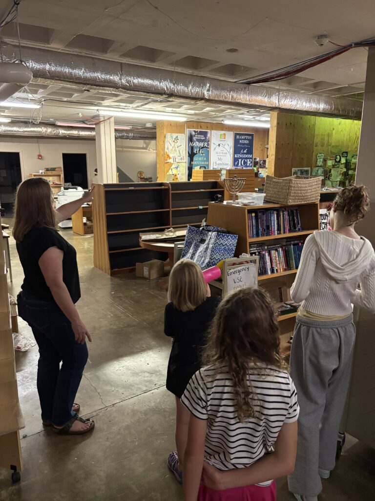 basement offices in Novel 