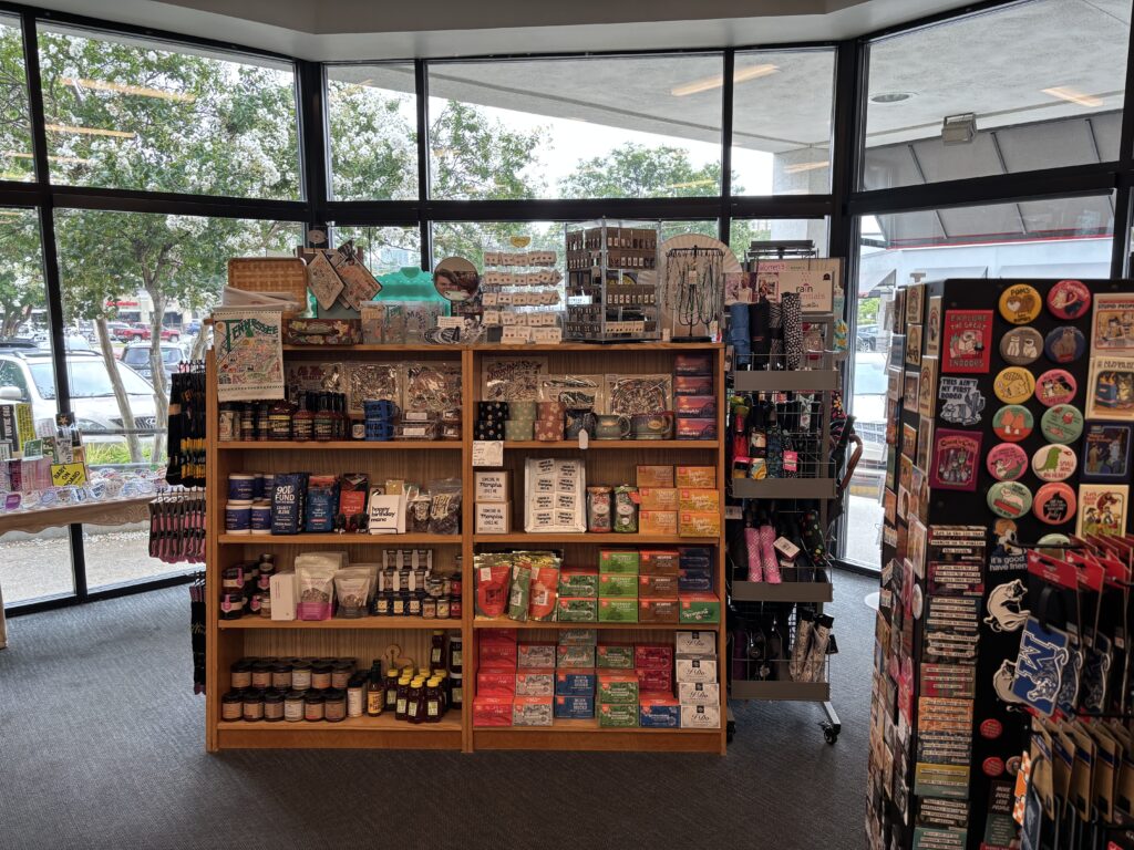 non-book local products from Memphis at Novel bookstore
