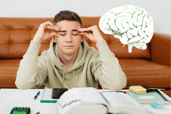 boy with headache