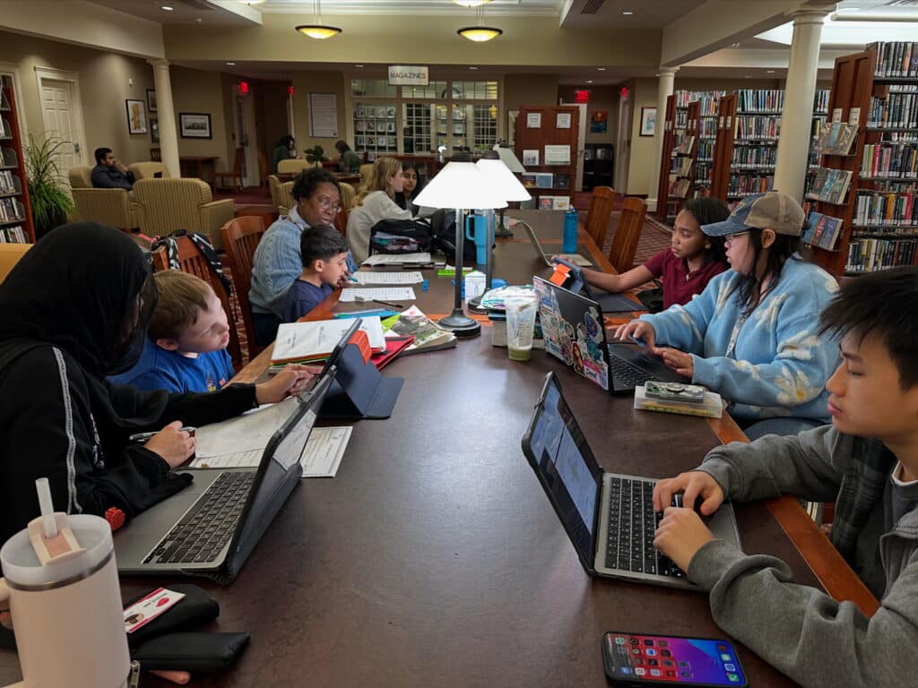 tutoring in the library