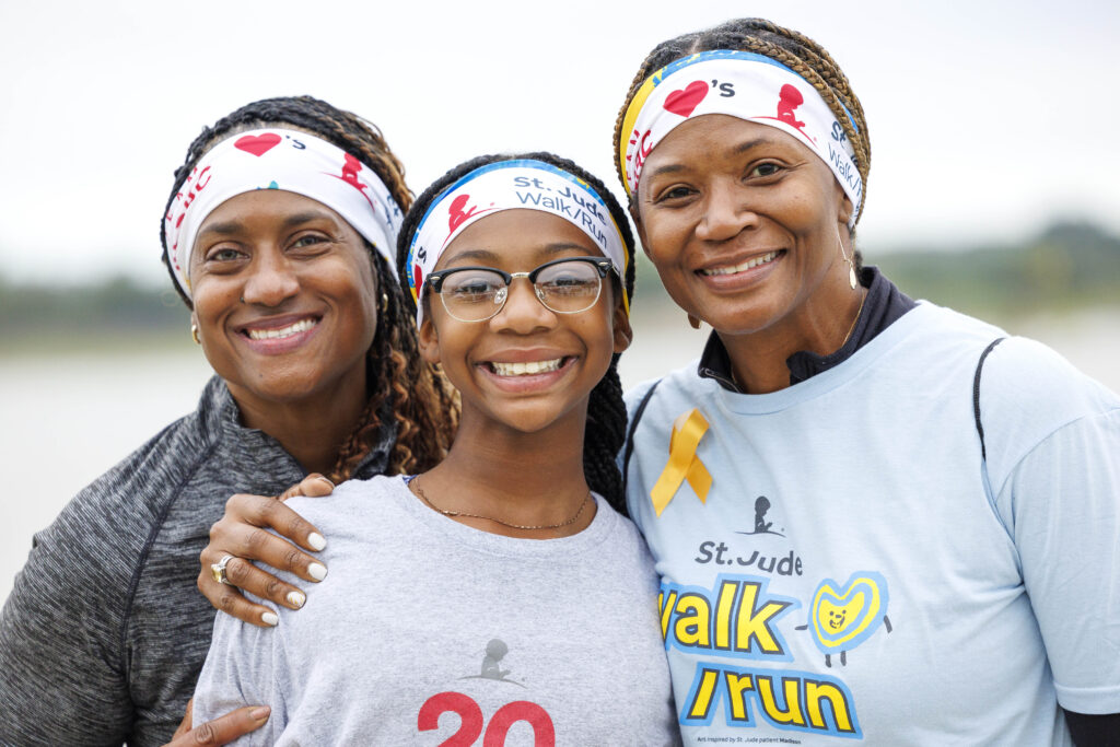a family of volunteers